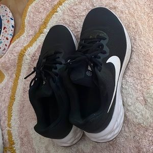 Black and white Nike